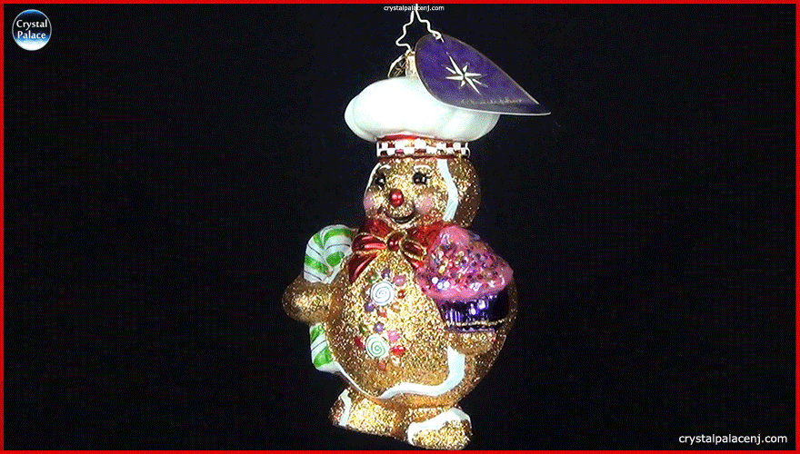 Christopher Radko Ginger Baker Ornament