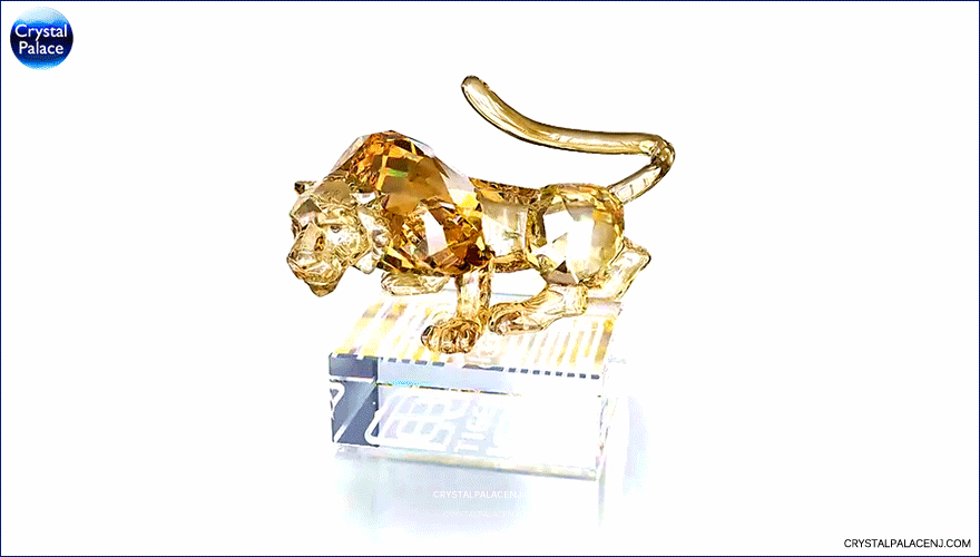 Swarovski Chinese Zodiac  Tiger, Large - Golden Shine