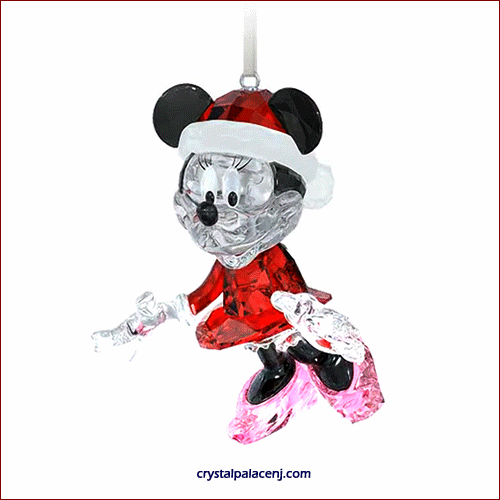 Swarovski Disney  Minnie Mouse Christmas Ornament