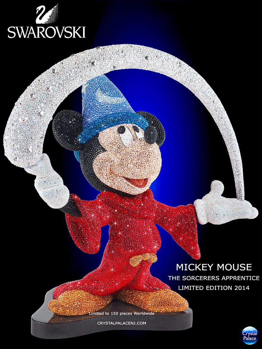 Swarovski Crystal Myriad Disney Mickey The Sorcerers Apprentice LE 2014