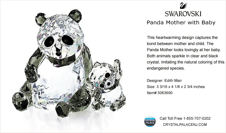 5063690 Swarovski Panda Mother with Baby
