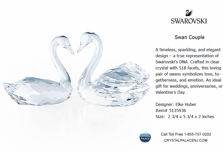 5135936 Swarovski Swan Couple