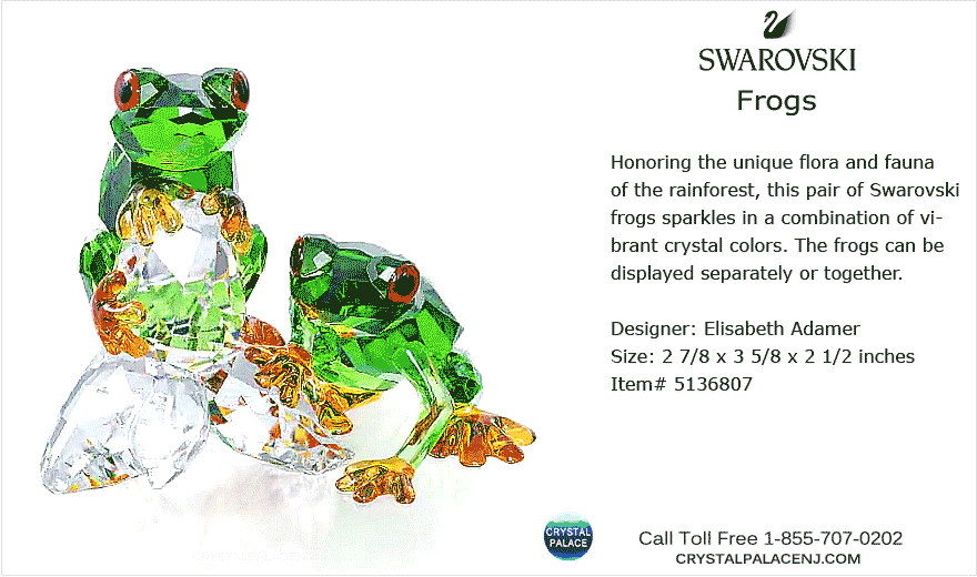 5136807 Swarovski  Frogs