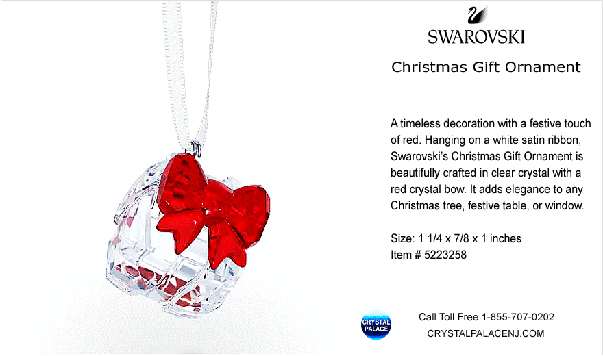 5223258 Swarovski Christmas Gift Ornament
