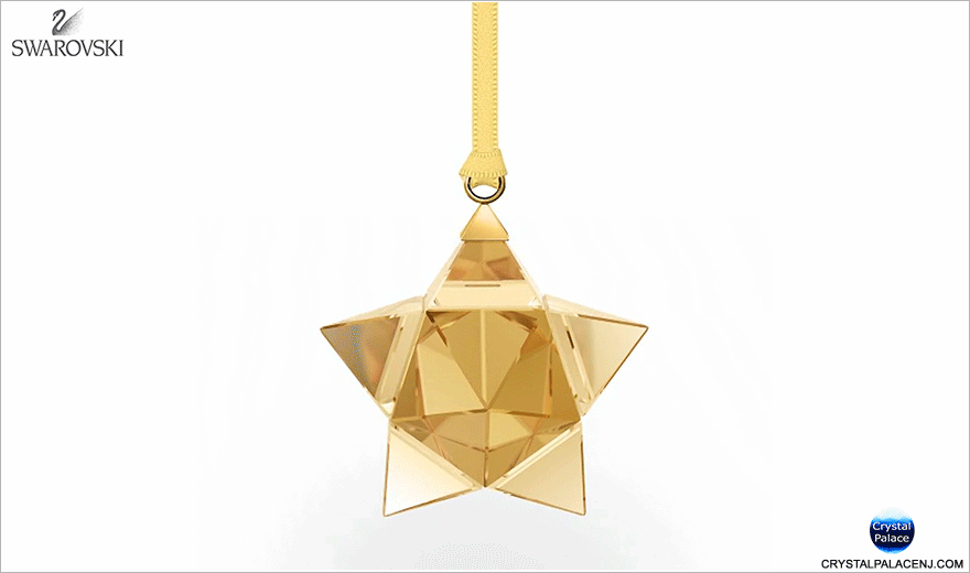 Star Ornament, Gold Tone, small