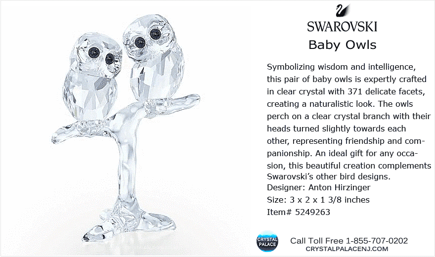 5249263 Swarovski Baby Owls