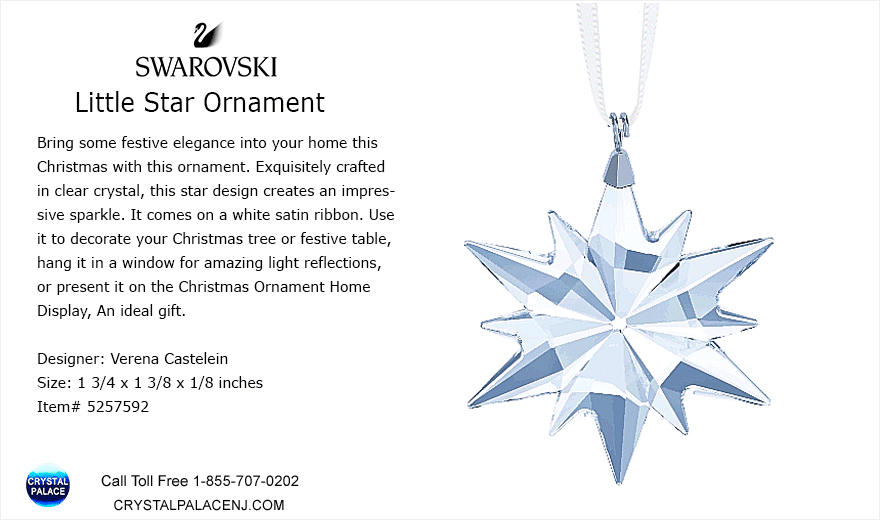 5257592 Swarovski Little Star Ornament