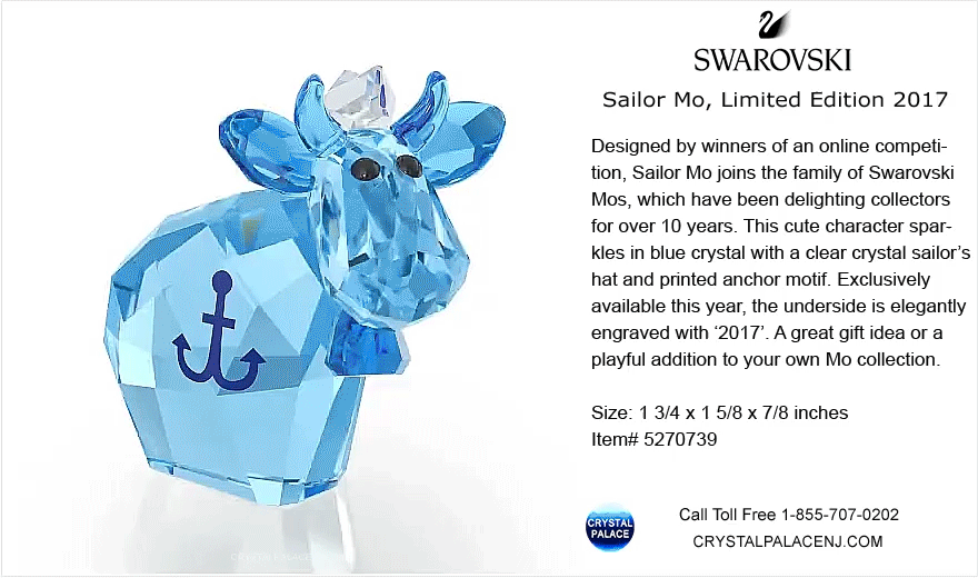 5270739 Swarovski Sailor Mo, Limited Edition 2017
