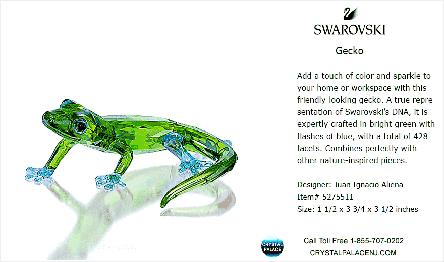 5275511 Swarovski Gecko