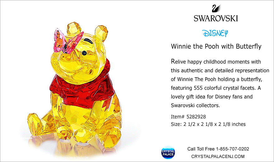 5282928 Swarovski Disney Winnie the Pooh with Butterfly