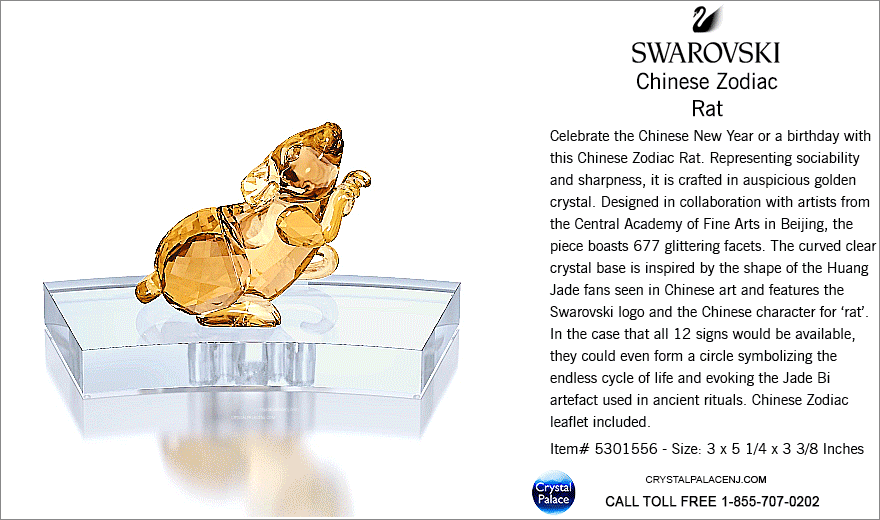 5301556 Swarovski Chinese Zodiac - Rat