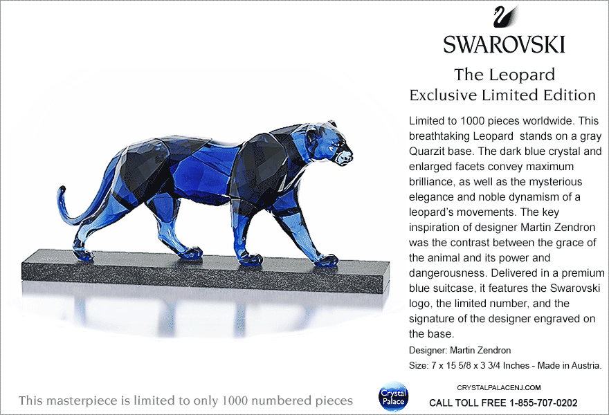 5301567 Swarovski The Leopard Limited to 1000 pieces worldwide 