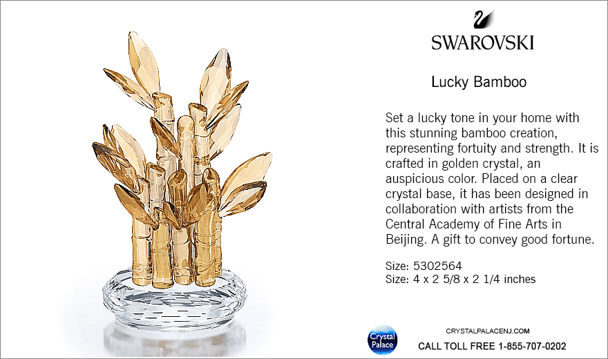 5302564 Swarovski Lucky bamboo