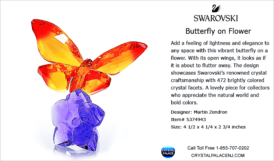 5374943-Swarovski-BUTTERFLY-ON-FLOWER