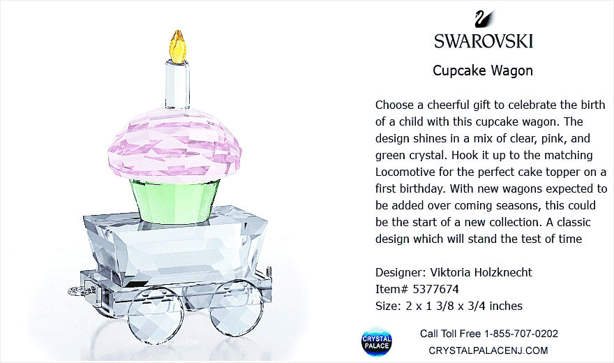 5377674 Swarovski Cupcake Wagon