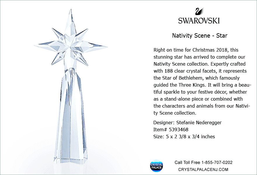 5393468 Swarovski Nativity Scene - Star