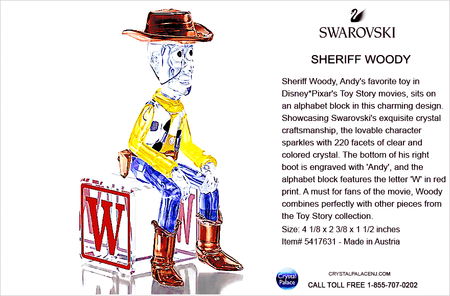 5417631 Swarovski Toy Story Sheriff Woody