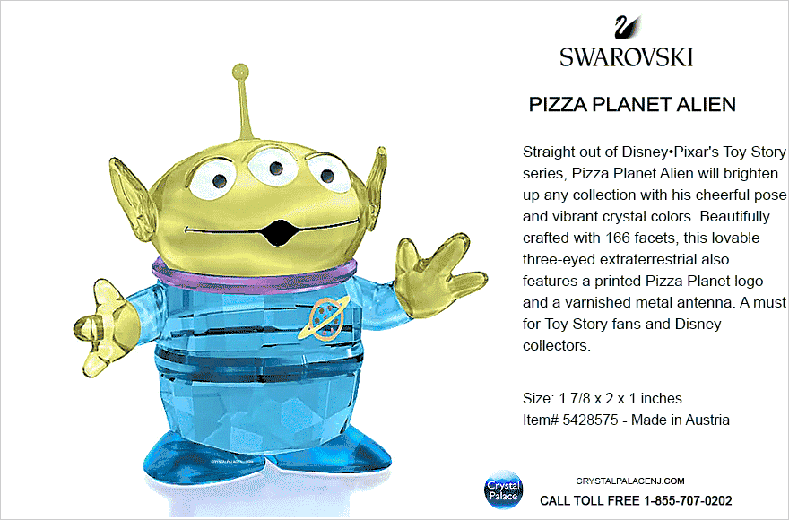 5428575 Swarovski Toy Story Pizza Planet Alien