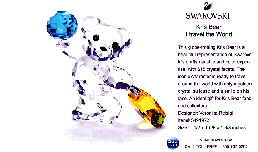 5491972 Swarovski Kris Bear - I travel the World