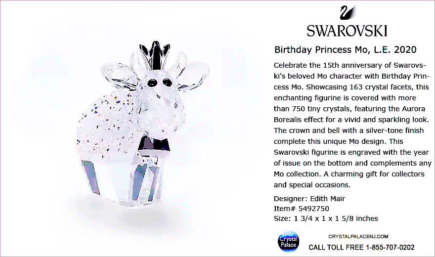 5492750 Swarovski Birthday Princess Mo, L.E. 2020