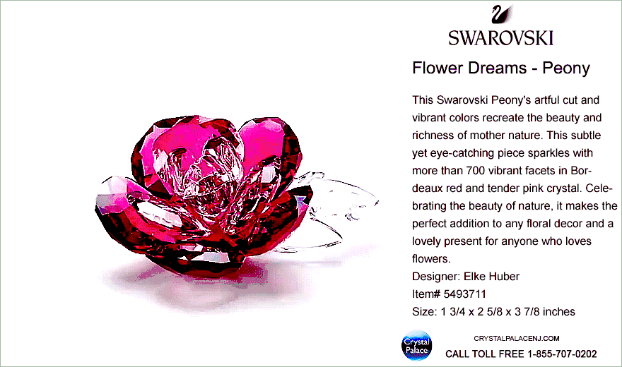 5493711 Swarovski Flower Dreams - Peony