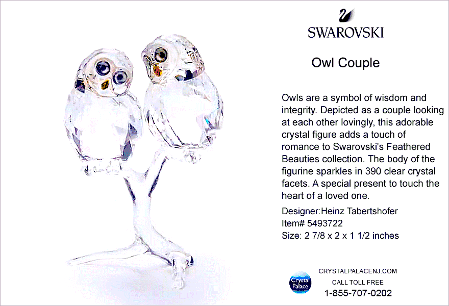 5493722 Swarovski Owl Couple