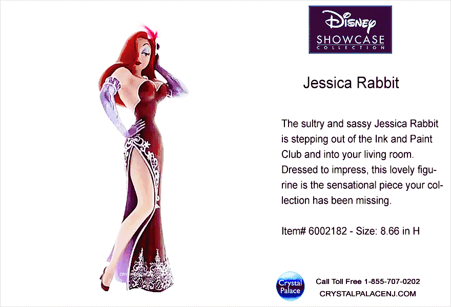 Disney Enesco Showcase Haute Couture de force Jessica Rabbit 6002182 