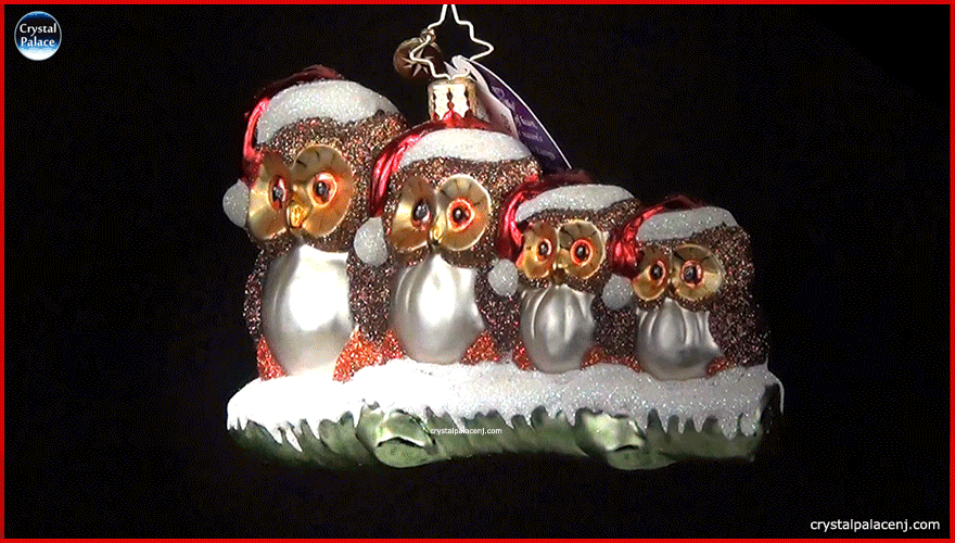 Christopher Radko Owl in the Family Ornament