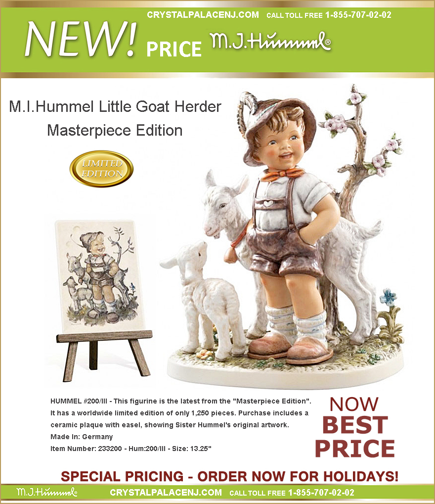 M.I.Hummel Little Goat Herder Figurine Masterpiece Edition 