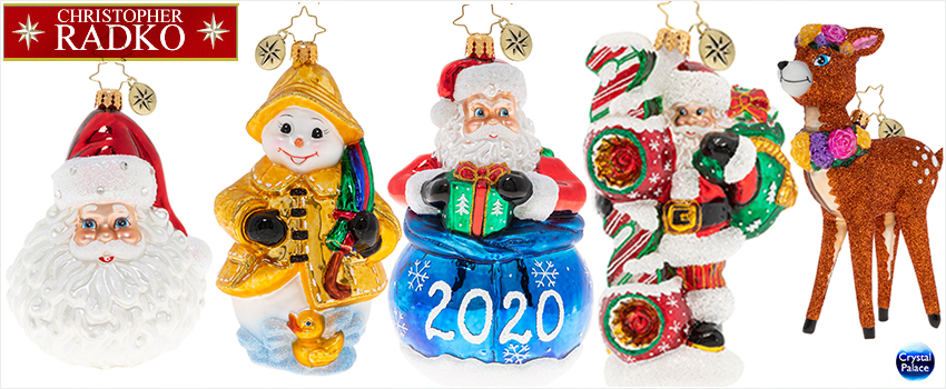 2020 Christopher Radko Christmas Ornaments