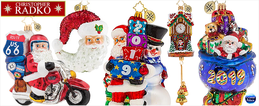 2019 Christopher Radko Christmas Ornaments